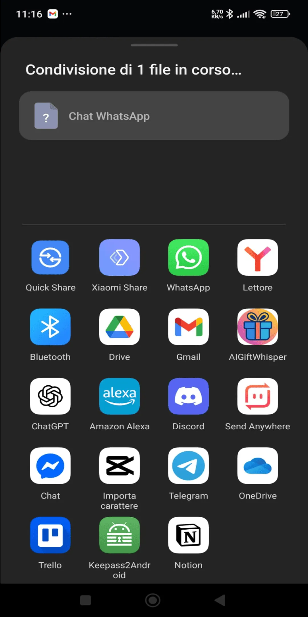 WhatsApp chat export tutorial step 6 - GiftWhisper AI gift suggestion process